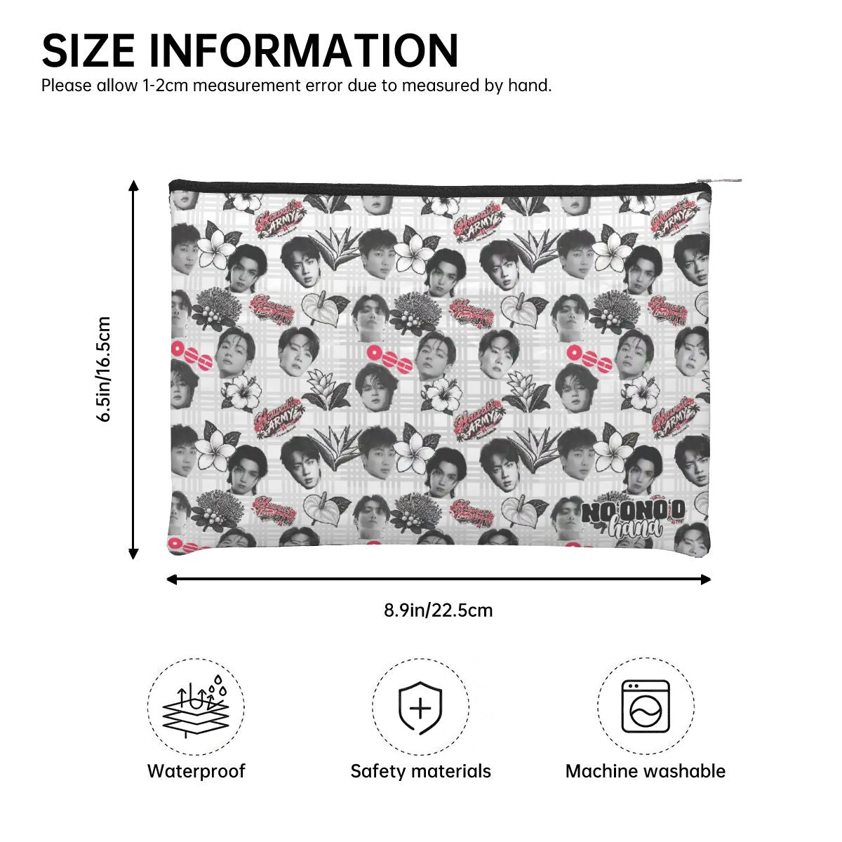 Holo Pouch - HI ARMY BTS FACES