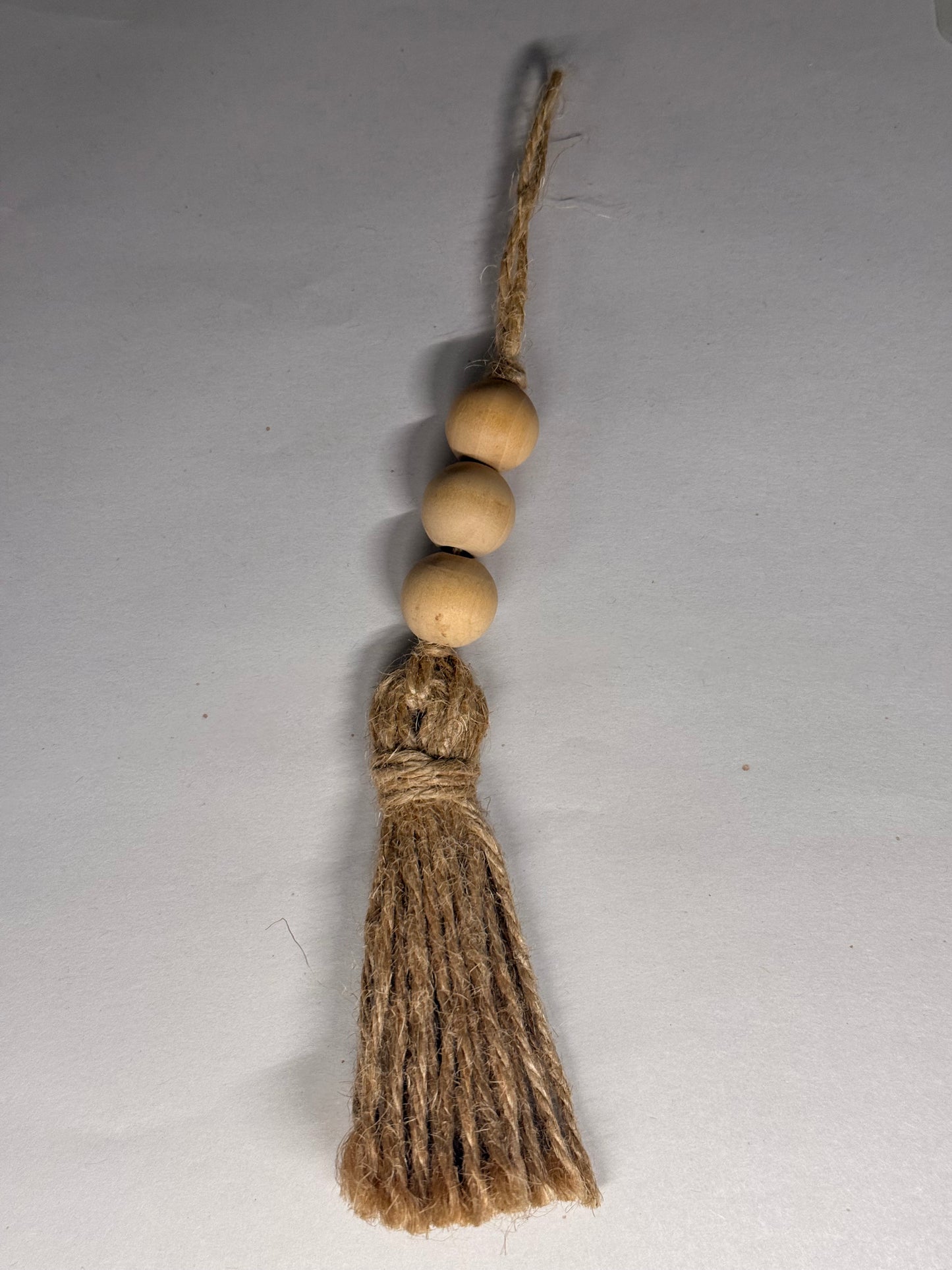 Hemp Beaded Tassel