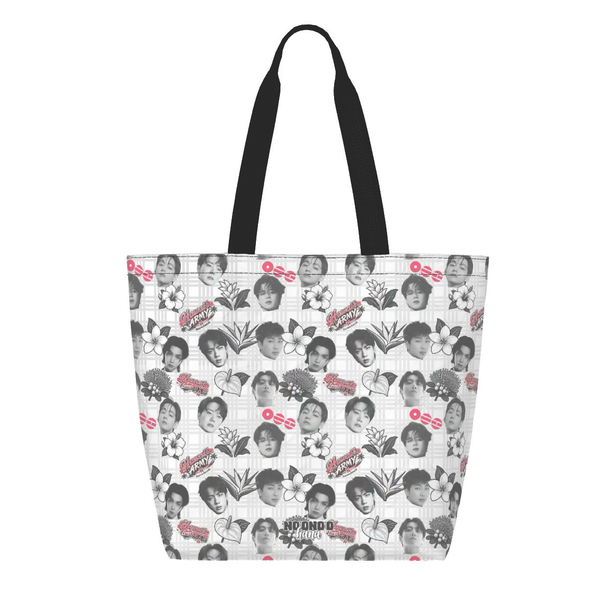 Holo Tote - HI ARMY BTS FACES