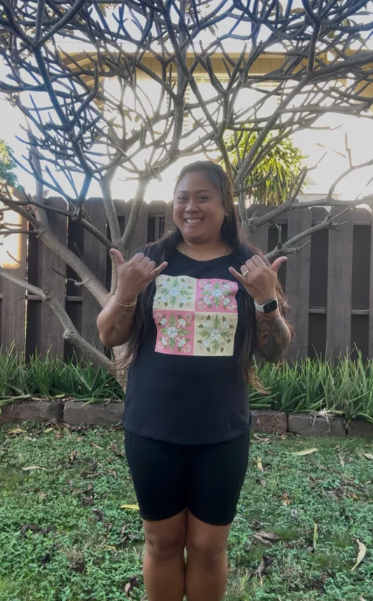 Quilt Square Tee - Pīkake