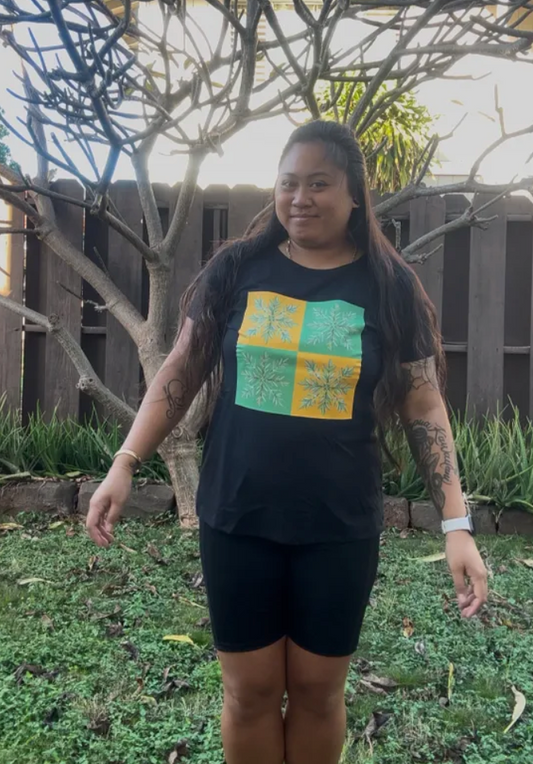 Quilt Square Tee - Maile